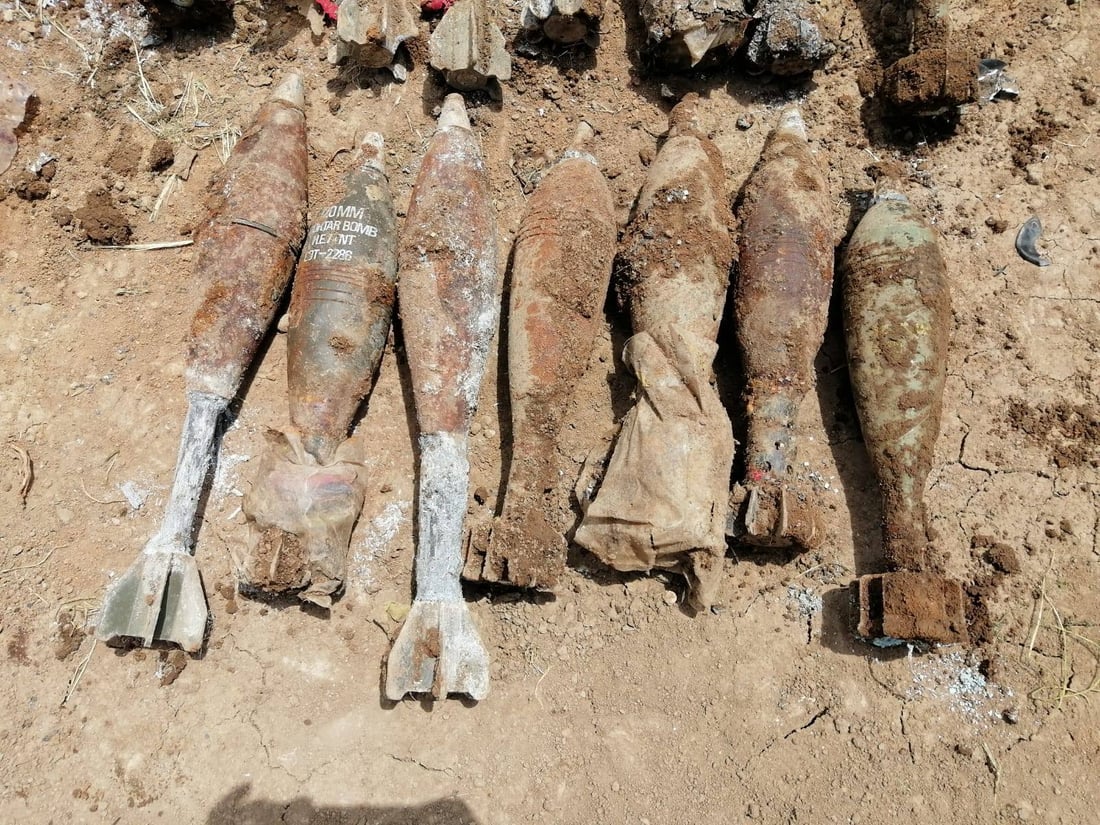 لە هەڵەبجە؛ 18 گولـلە هاوەن لە زەوییەکی نیشتجێبووندا دۆزرایەوە