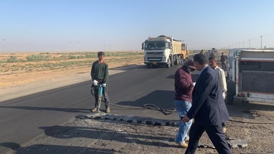 التخطيط تحدد موعد افتتاح طريق تكريت – كركوك.. نسبة الإنجاز تخطت الـ69%