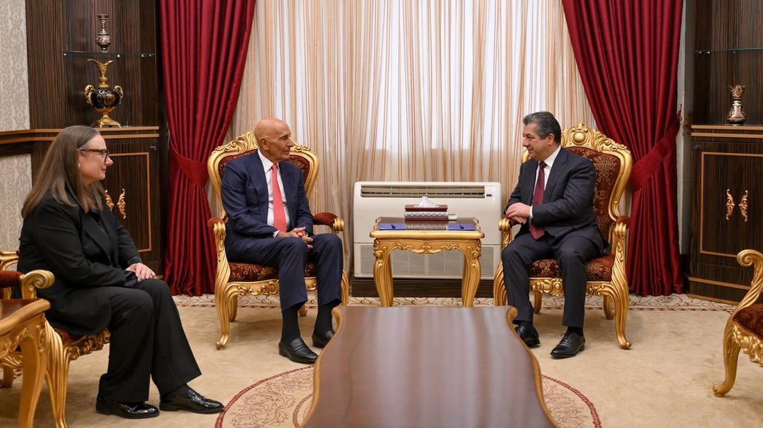 مەسرور بارزانى و تۆم باراک: دەبێت کێشەکان بە ئاشتى چارەسەر بکرێن