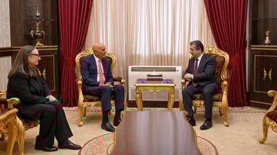 مەسرور بارزانى و تۆم باراک: دەبێت کێشەکان بە ئاشتى چارەسەر بکرێن