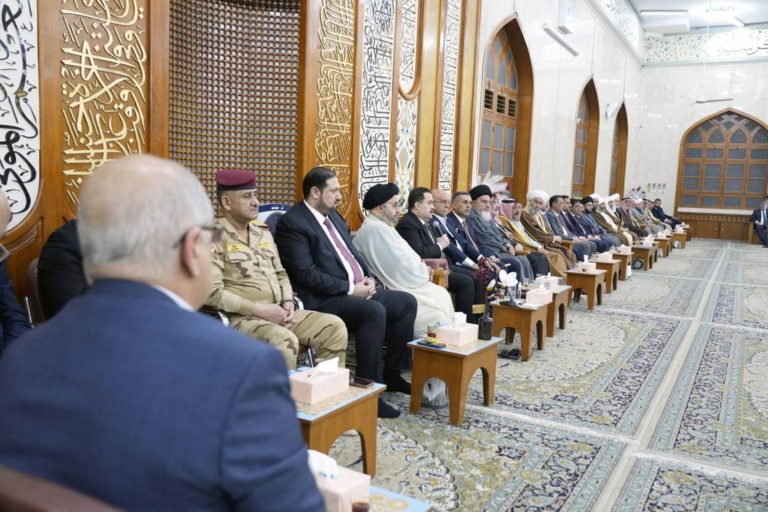 البصرة: السوداني في ديوان زعيم الشيخية وكل الوجهاء حضروا (صور)