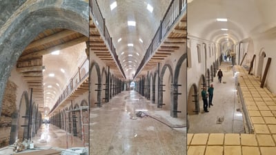 Restoration complete at Qaysari Bazaar, one year after massive fire