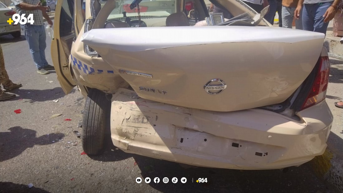 له‌ یه‌ك شوێن و كاتدا دوو رووداوى هاتوچۆ روویاندا