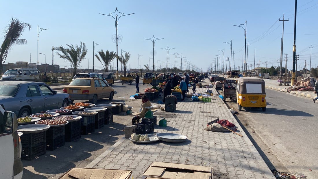 العمارة: السوق الجديد في حي الخضراء يواجه انتقادات كثيرة (صور)