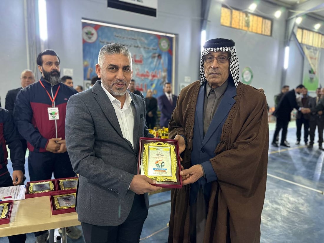 صور: موهبة الديوانية يتغلب على الدغارة ويتوج بكأس العراق للناشئين بكرة الطائرة