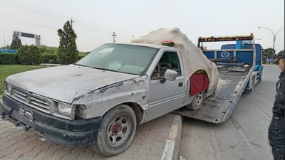 شارەوانی هەولێر دەستی بەسەر 13 ئۆتۆمبێلدا گرت