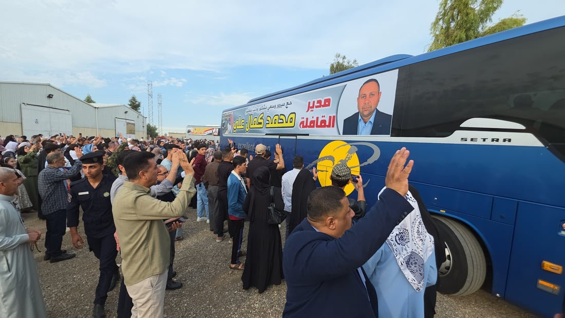 “لەرێگای وشکانییەوە” یەکەم کاروانی حاجیان لە کەرکوکەوە بەرەو سعودیا بەڕێکەوتن