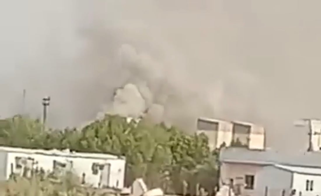Ammunition explodes at Taji camp in fire officials blame on heat
