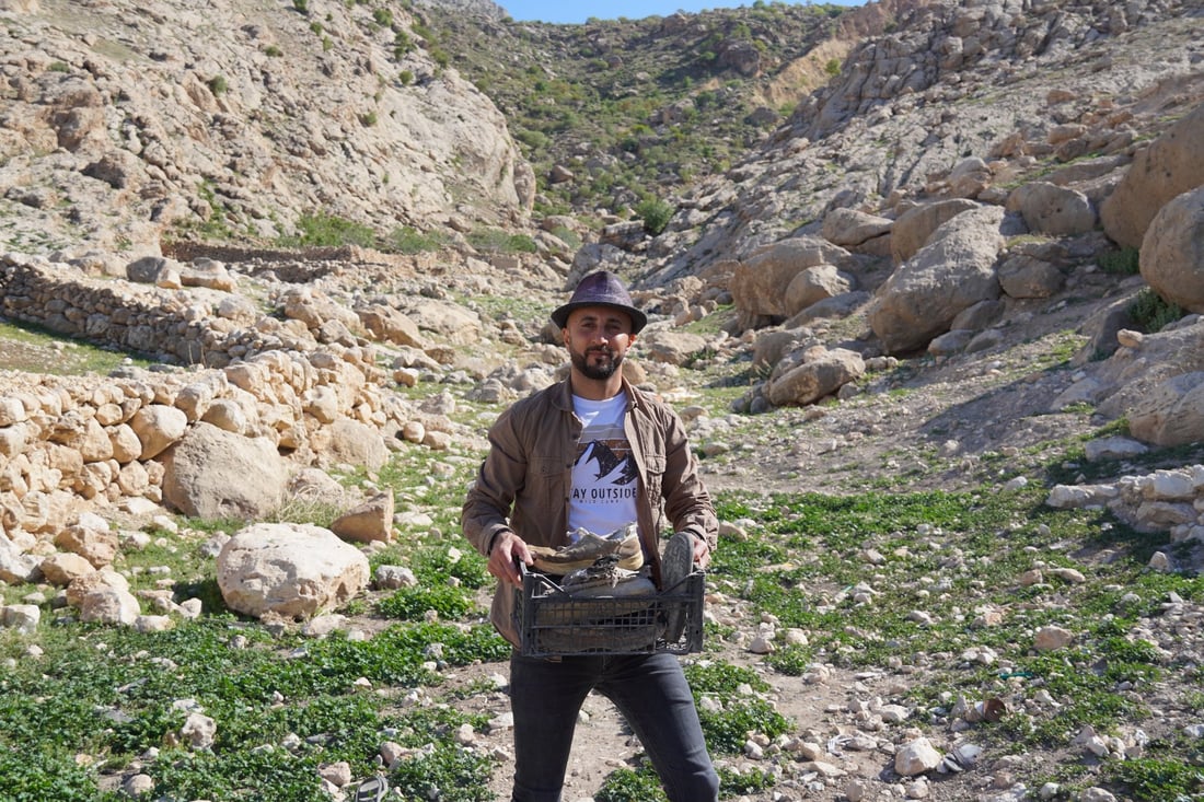 Yazidi artist returns to Sinjar after 15 years to create exhibit on Islamic State displacement