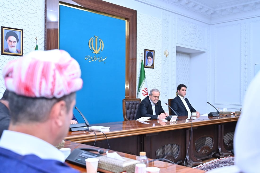 پارێزگارەکانى هەرێم و سەرۆک کۆمارى ئێران کۆبوونەوە