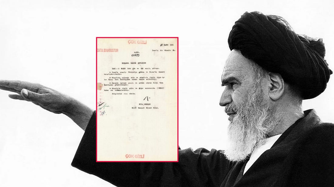 هەواڵگری تورکیا بەڵگەنامەیەکی “نهێنی” 62 ساڵ لەمەوبەر لەسەر خومەینی بڵاوکردەوە