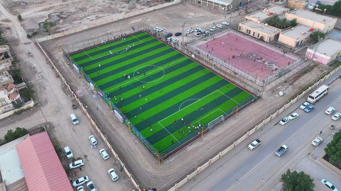 الزبيدية سعيدة بالملعب الجديد.. لن نضطر للذهاب إلى العزيزية بعد اليوم (صور)