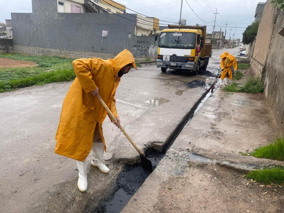 سەرە مەنھۆلەکانى سنوورى هه‌ولێر كرانه‌وه‌