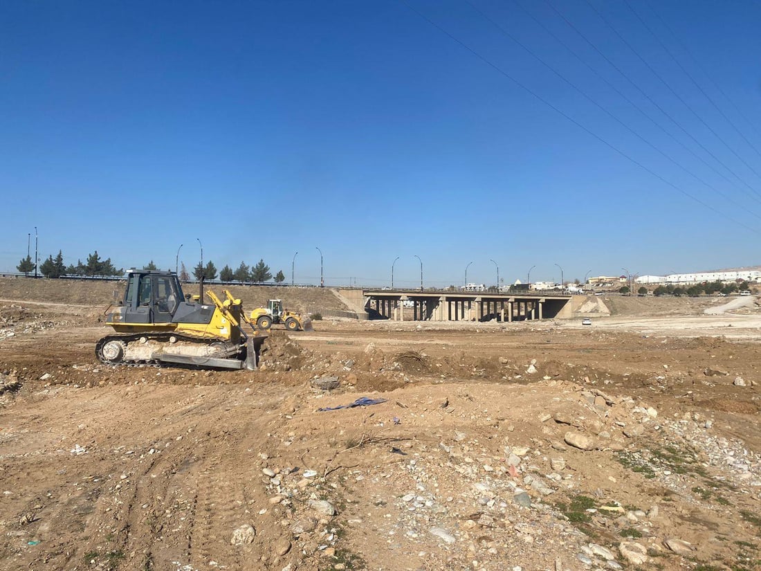 رێگاوبانی هەولێر تەنیشتەکانی پردە گەورەکان پاک دەکاتەوە