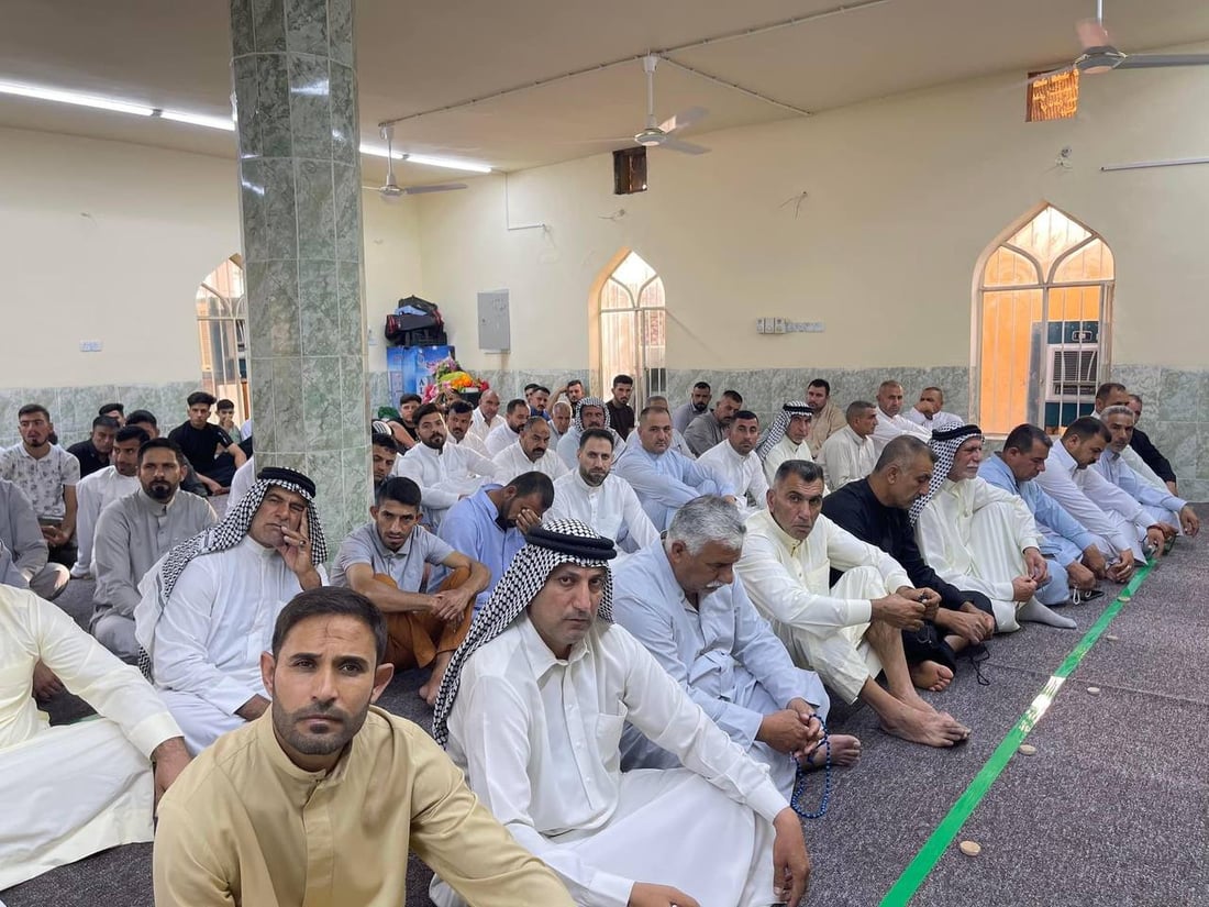 صلاة العيد في وجيهية ديالى بإمامة مالك العقابي: ابتعدوا عن النميمة وساعدوا الآخرين