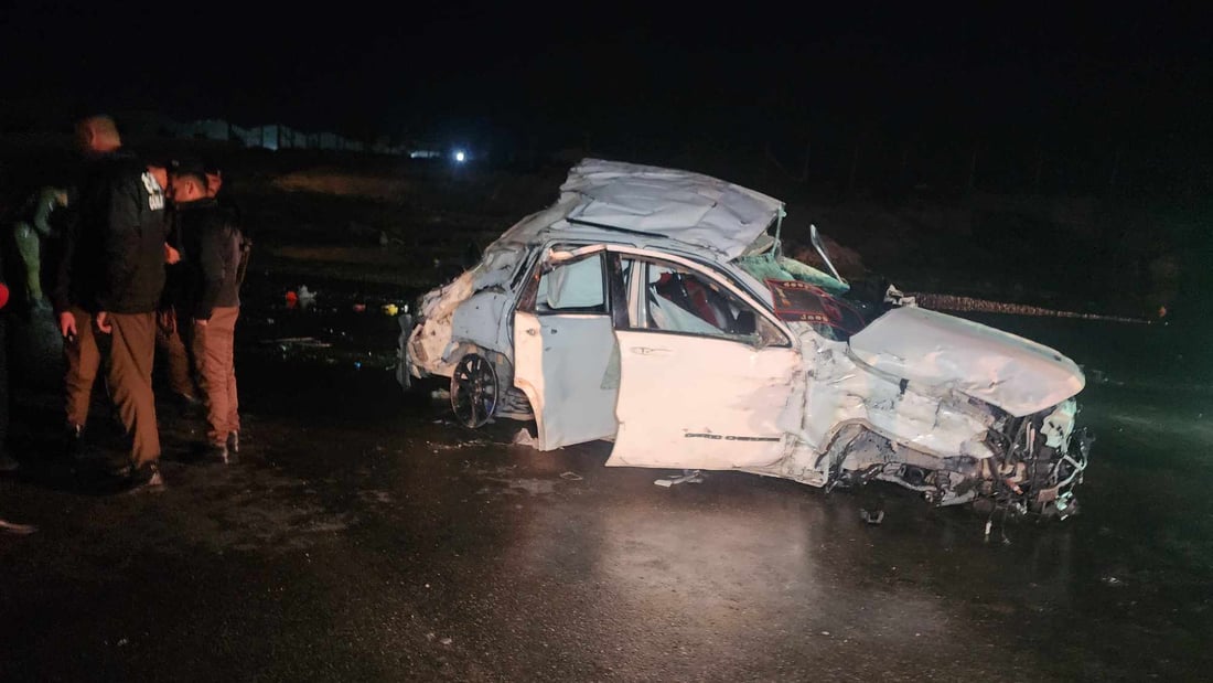 Four killed in high-speed crash near kirkuk