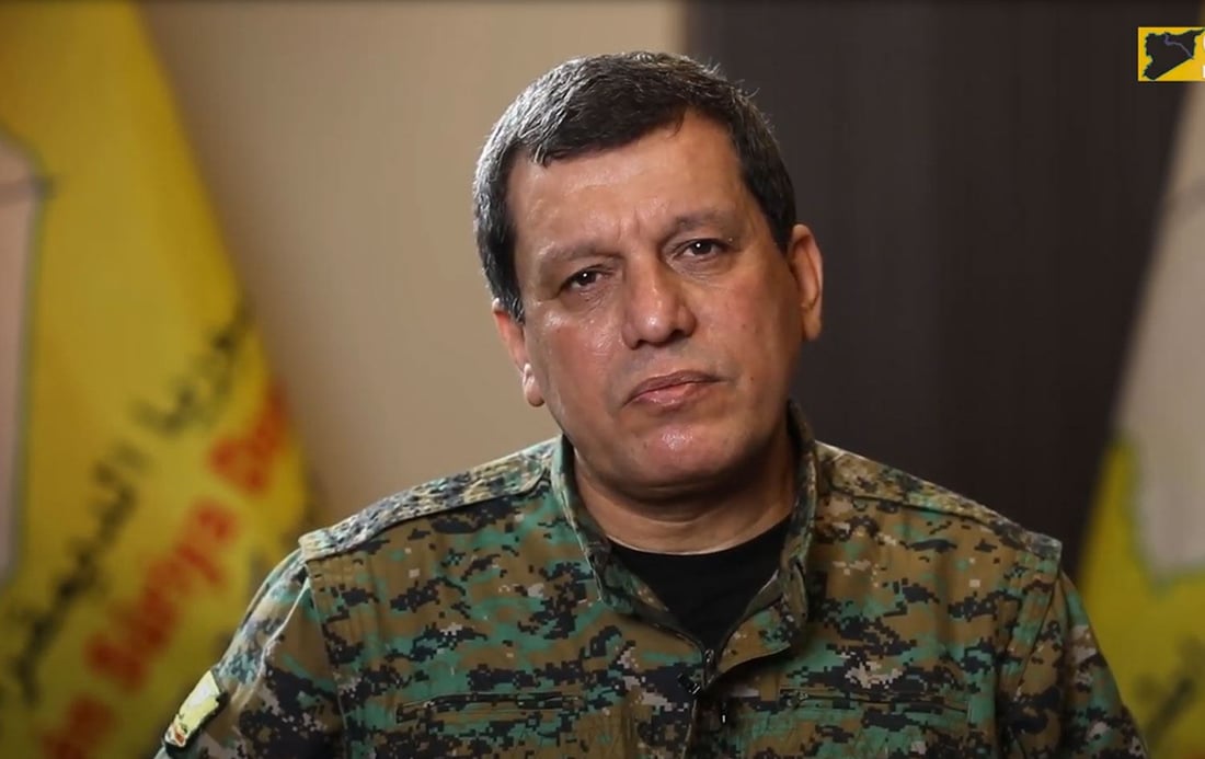 SDF commander Mazloum Abdi offers condolences over Iranian missile strike