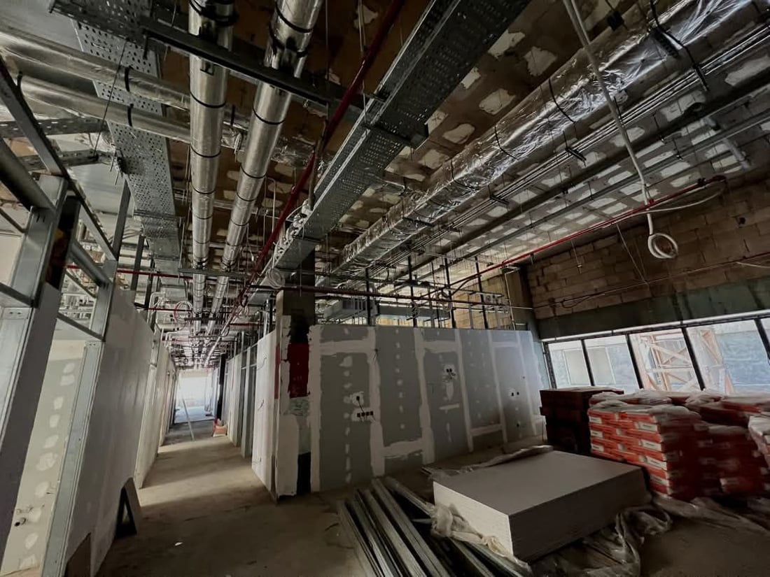 50%ـى کارەکانى نەخۆشخانەى 181 قەرەوێڵەیى خورماتوو تەواو بووە