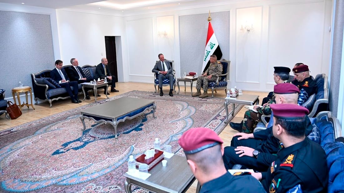 الشمري أمام وفد هولندي: قرار الحرب والسلم بيد الحكومة ولن نسمح باستهداف دول الجوار