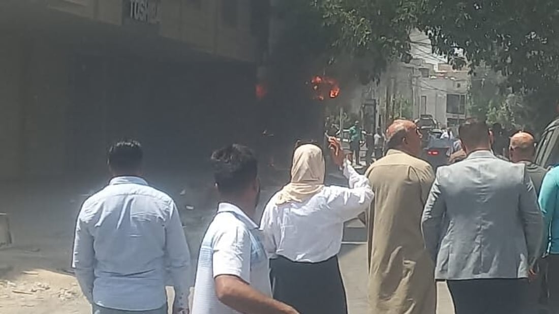 صور وفيديو: الدخان يغطي سماء الكرادة لكن تمت السيطرة على النيران