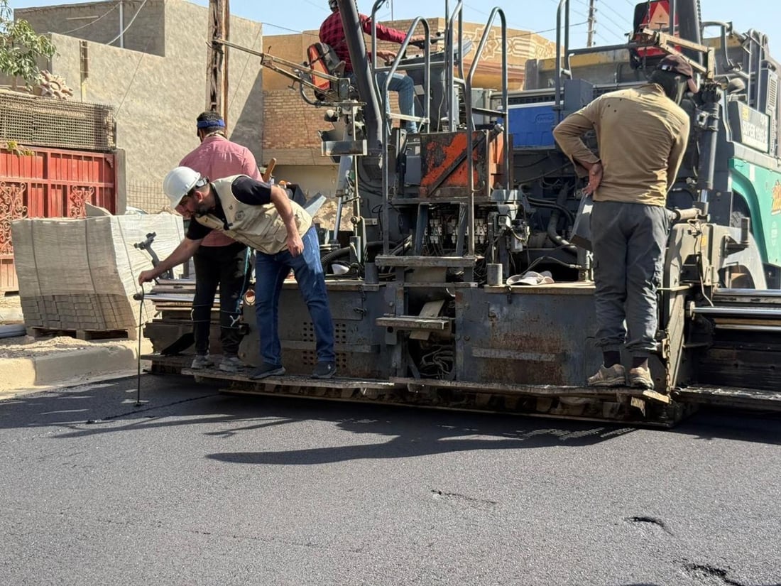 صور من الطارمية: إنجاز 4 مشاريع خدمية جديدة ومواصلة العمل بـ5 أخرى