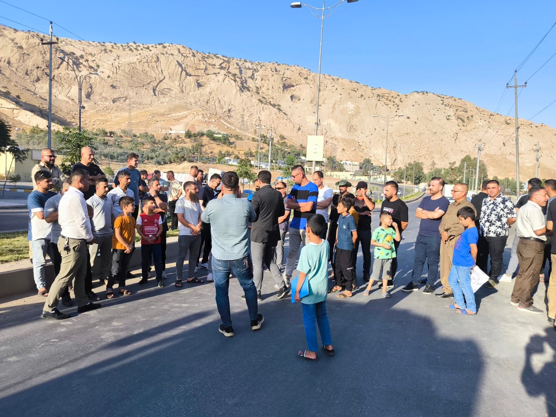 لە دەربەندیخان رێگەیەکی چوون بۆ سلێمانی داخرا