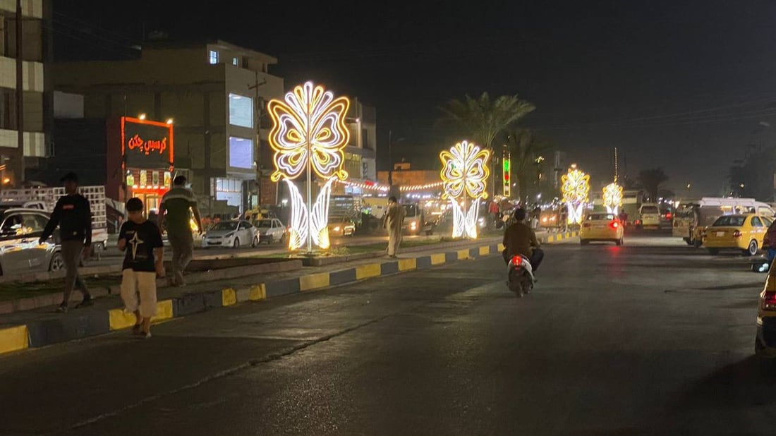 صور من مدينة الصدر: البلدية نصبت “مجسمات فريدة” لكن الإنارة لا تعمل!