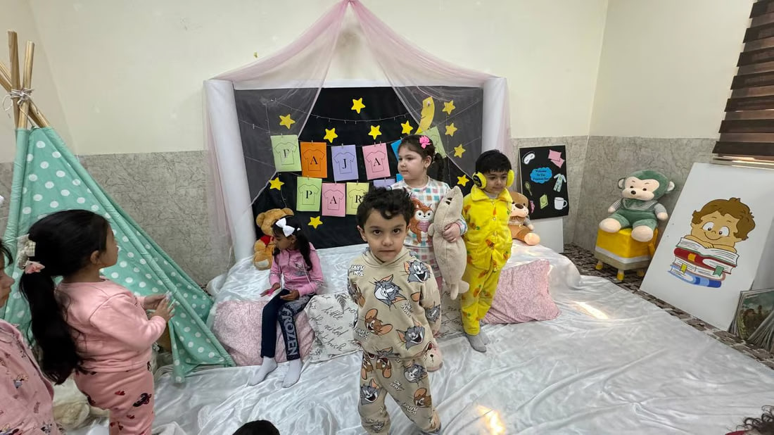 Pajama Party at ‘Roots of Love’ Kindergarten introduces children to sleep etiquette and life skills