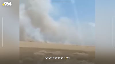 ئاگر لە دەغڵودانی گوندێکی شارەزوور کەوتووەتەوە