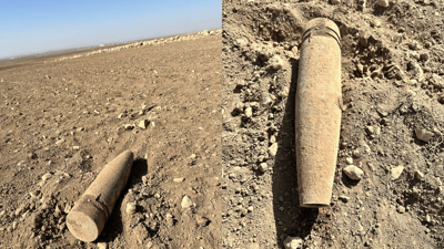 لە گوندێکی زاخۆ گولـلەتۆپێکی 130 ملم دۆزرایەوە