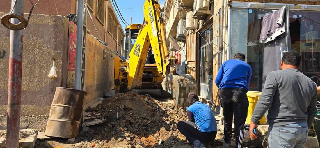 سيكون مسقفاً ومرتباً.. صور من انطلاق أعمال تأهيل سوق البگاگيل الشهير في طويريج