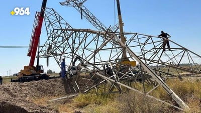 وزير الكهرباء من موقع تفجير أبراج خطوط ديالى: لن يوقفنا الإرهاب والتخريب