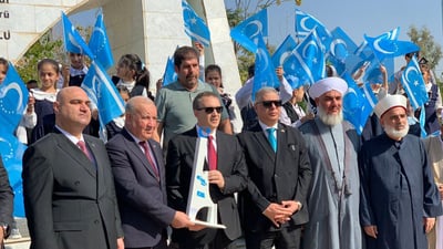 سفير تركيا يختار آلتون كوبري أول محطة لزيارته في كركوك