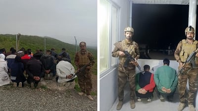 رێگری لە 35 بیانی کرا بە قاچاغ بێنە سلێمانی