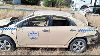 Taxi overturns in Sulaymaniyah, underage driver killed