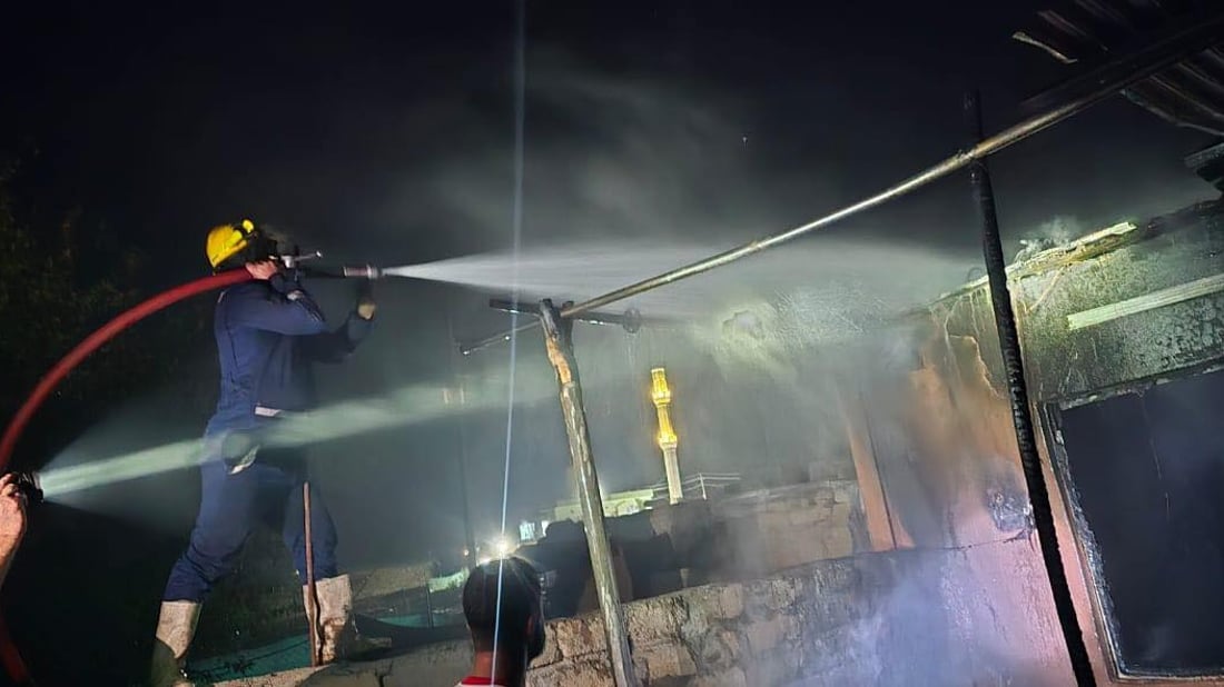 لە قەزای باتیفا خانوویەک سووتا