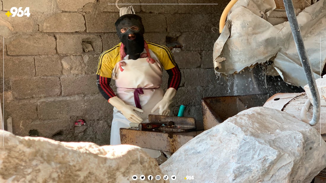 ژیان لەنێو کارگەی رێکخستنی بەرد لە دەربەندیخان