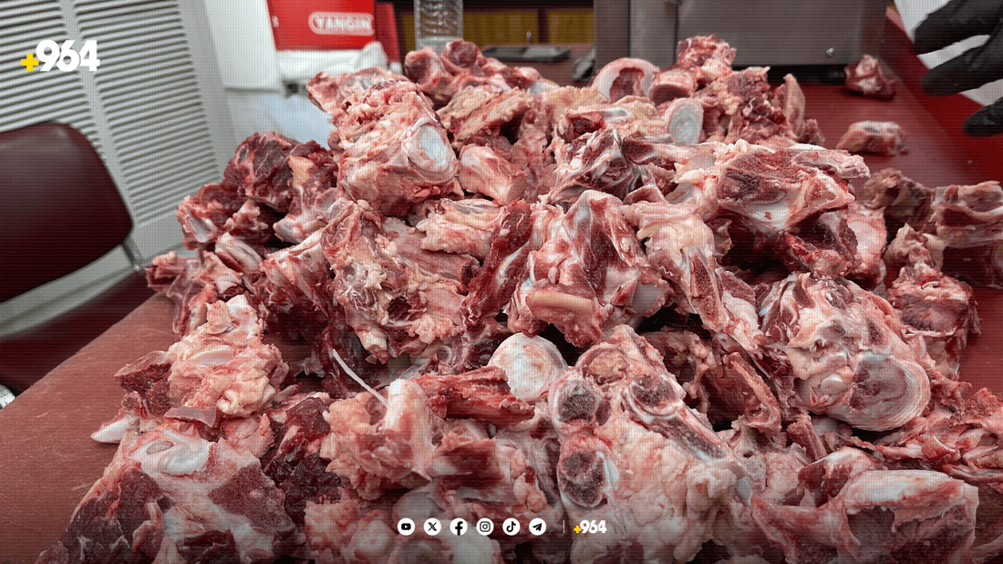 گۆشتفرۆشێکی سلێمانی دەڵێت: رۆژانە 200 کیلۆ ئێسقان دەفرۆشم