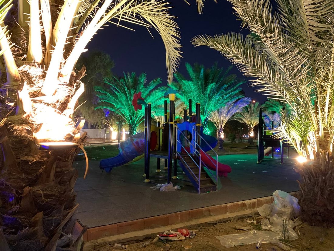 حديقة القادسية تستعد لاستقبال أهالي الحي.. “متنفس جديد للكبار والصغار” (صور)