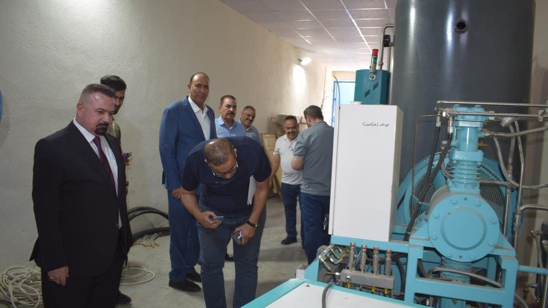 قائمقام الدجيل مستغرب: معمل الأوكسجين صيني! والموافقة الرسمية صدرت لأوروبي