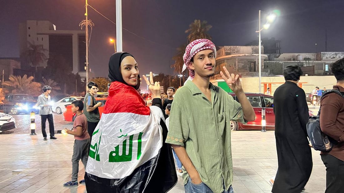 صور من كورنيش العشار: البصرة تحتفل بالأعلام والأغاني في يوم العيد الوطني