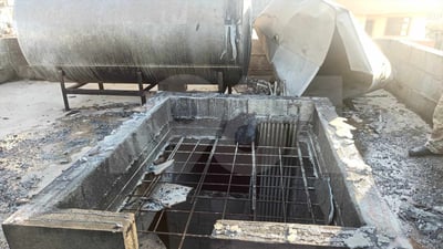 بەرمیلێک نەوت جەستەی کارمەندێکی نەخۆشخانەی سووتاند