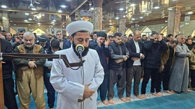 بە غائیبى نوێژى مردوو لەسەر شەهیدانى ئەشرەفییە و شێخ مەقسود کرا