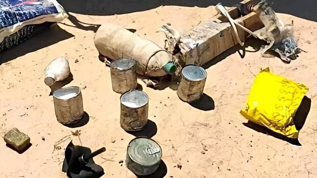 چەند بۆمبێک و ماتۆڕێکی چەکدارانی رێکخراوی داعش دەستیبەسەر داگیرا