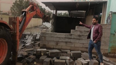 ميسان: الشرطة ترافق البلدية في حملة لإزالة التجاوزات على طريق الكحلاء