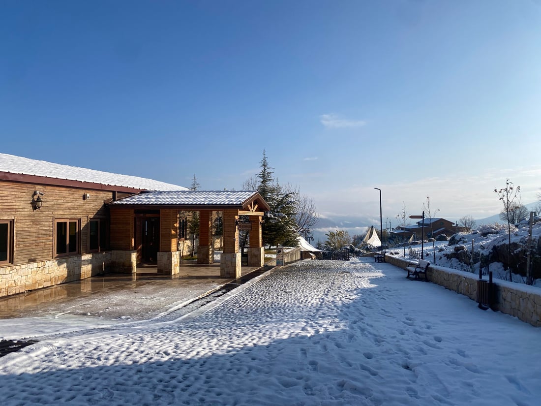 صور: جبل كورك في أربيل يكتسي بالثلوج