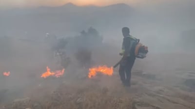 بەرگریی شارستانیی سۆران: ئاگرەکەی چیای بالەکیان دەستی ئەنقەستە