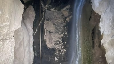 لە تاڤگەیەكی سنووری پشدەر تابلۆیەک دەرکەوتووە