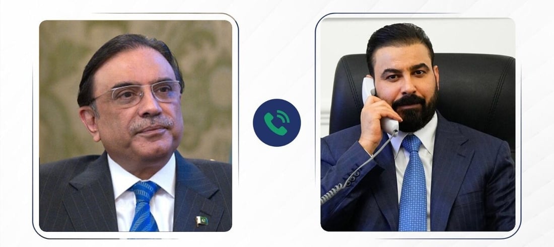 رئيس باكستان يهنئ الزيدي بتكليفه ويعده بزيارة العراق بعد تشكيل الحكومة