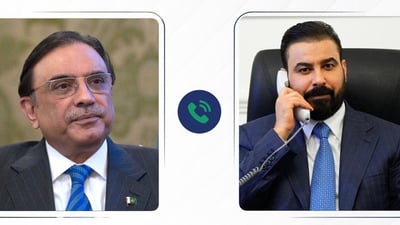 رئيس باكستان يهنئ الزيدي بتكليفه ويعده بزيارة العراق بعد تشكيل الحكومة
